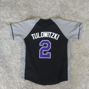 Col. Rockies Troy Tolowitzki youth small jersey